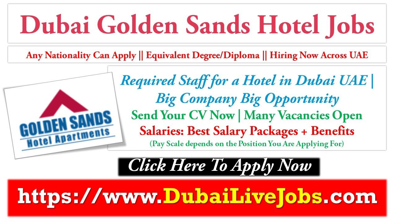 Golden Sands Hotel Apartment jobs
