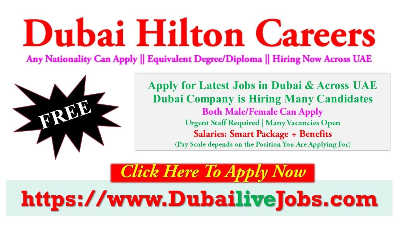 Dubai Hotel Hilton Careers