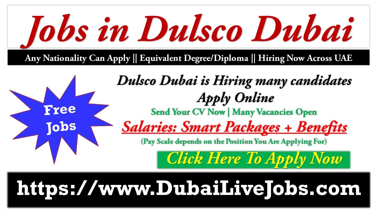Dulsco Careers in Dubai
