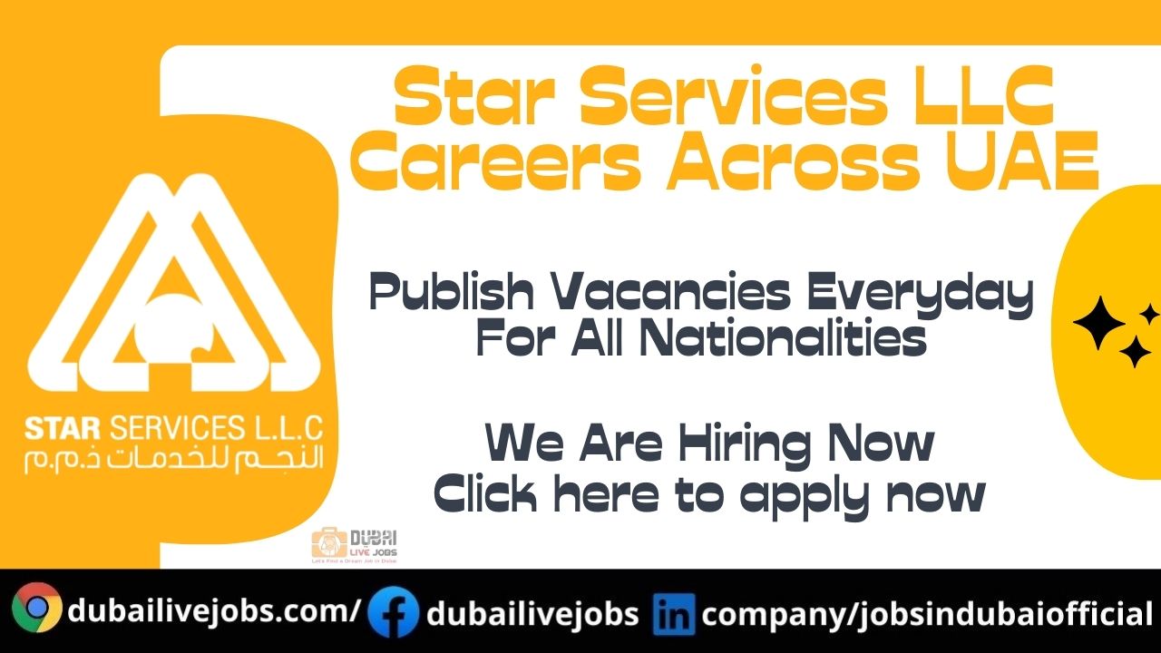 Star Services Careers In UAE