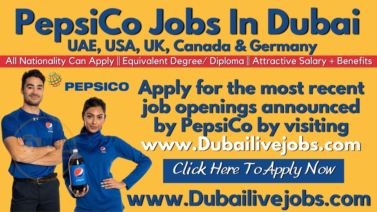 PEPSICO Jobs in Dubai