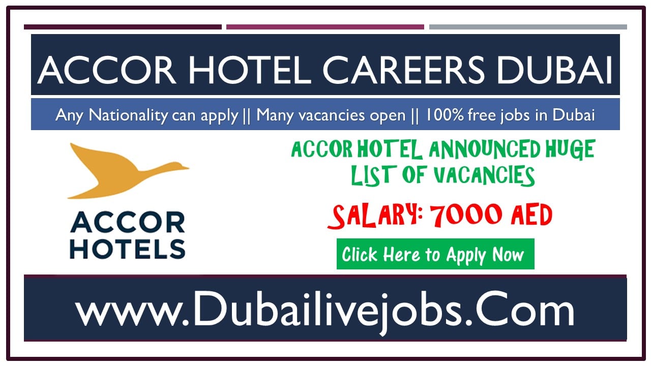 Accor Hotel Careers in Dubai