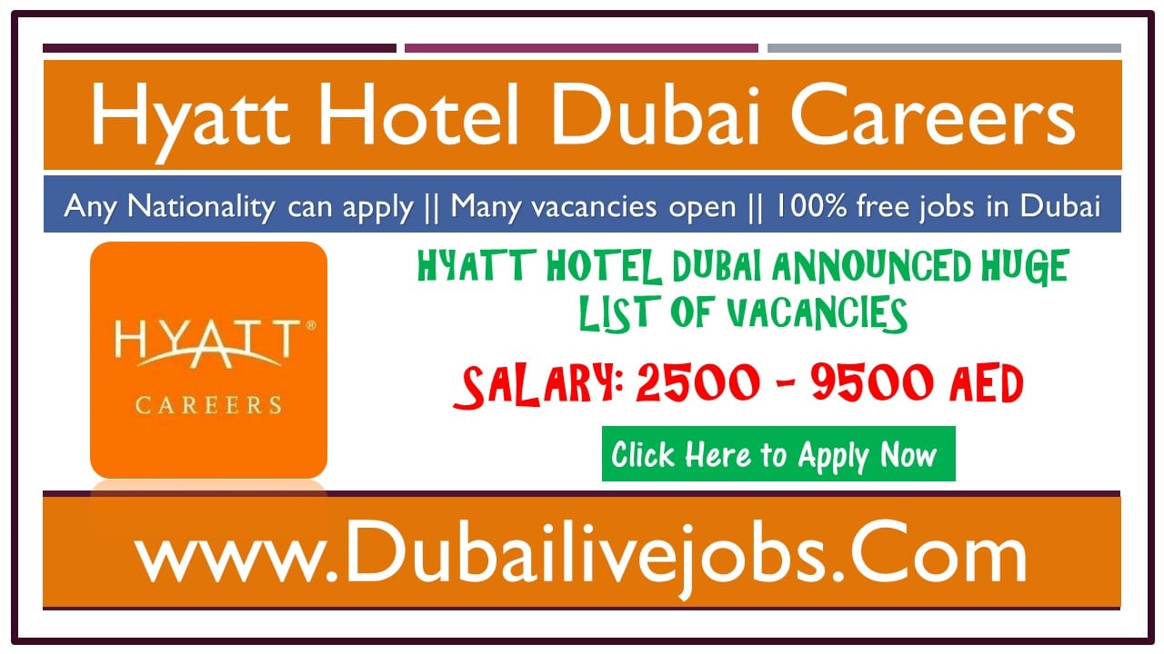 Hyatt Careers in Dubai