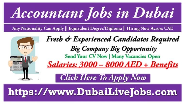 Accountant Jobs In Dubai UAE || Walk-In-Interview || 100% Free Hiring ...