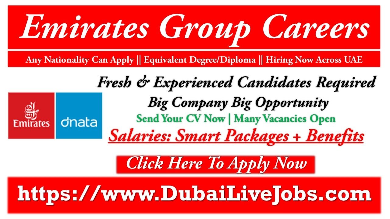 Emirates Group Careers in Dubai