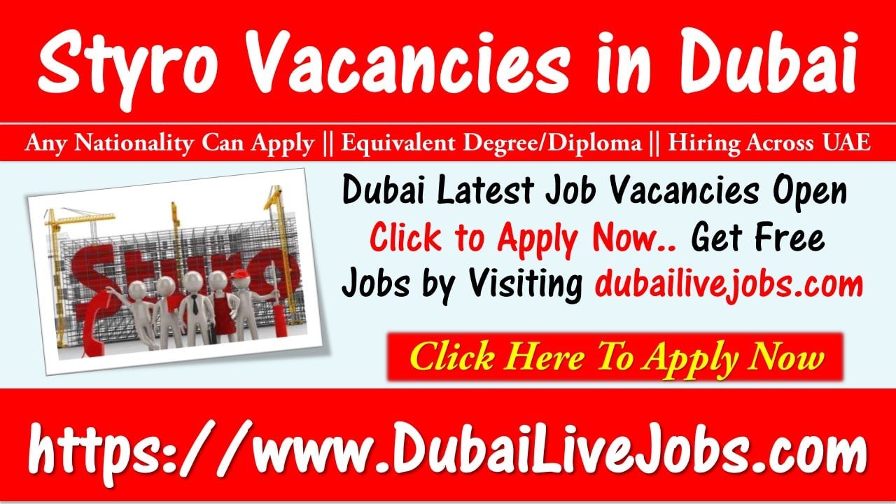styro careers in Dubai
