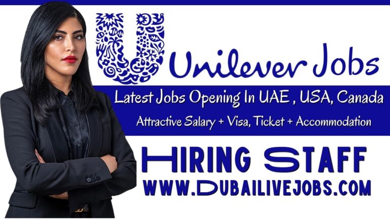 Unilever Jobs In Dubai UAE || 100% Free Hiring Staff Urgently Jobs In ...